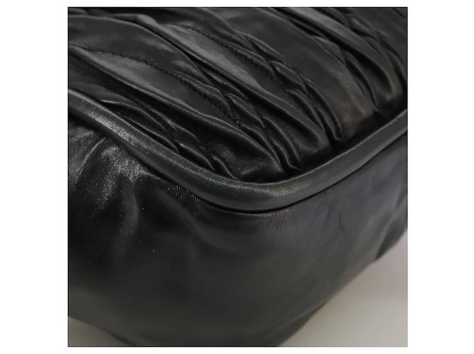 BALLY Borsa a Spalla in Pelle Nera Auth ti2506 Nero - vista 12