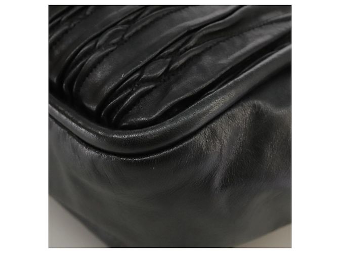 BALLY Borsa a Spalla in Pelle Nera Auth ti2506 Nero - vista 13