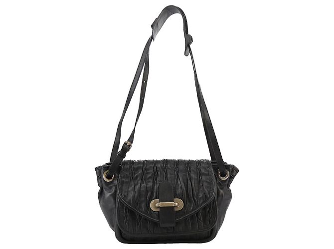 BALLY Borsa a Spalla in Pelle Nera Auth ti2506 Nero - vista 2