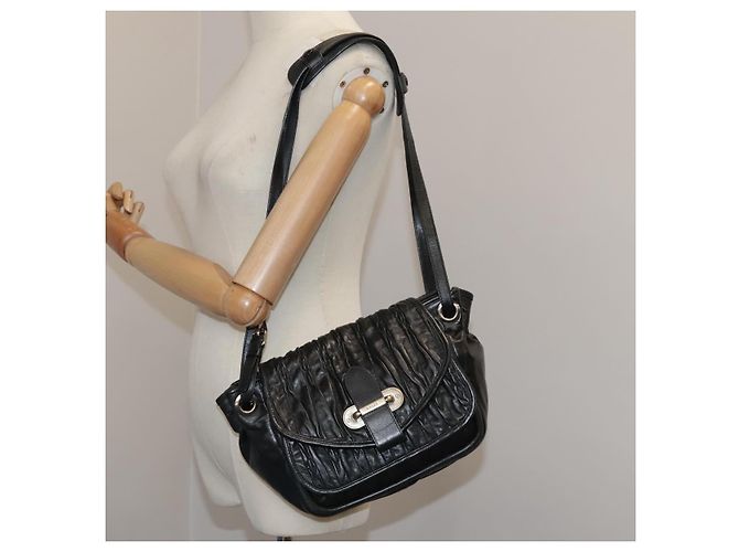 BALLY Borsa a Spalla in Pelle Nera Auth ti2506 Nero - vista 22