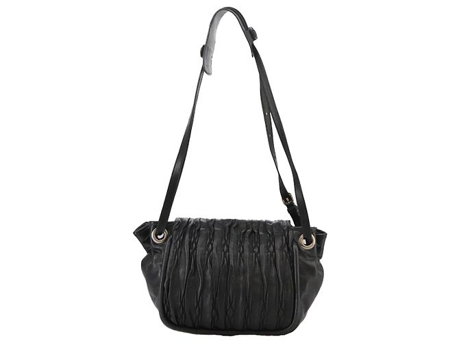 BALLY Borsa a Spalla in Pelle Nera Auth ti2506 Nero - vista 3