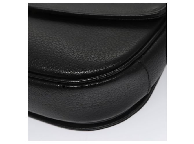 Autre Marque Borsa a Spalla Burberrys in Pelle Nera e Oro Auth ep6988 Nero D'oro - vista 10