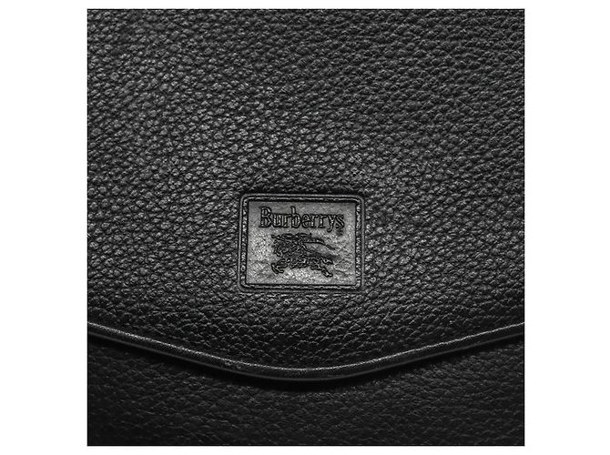 Autre Marque Borsa a Spalla Burberrys in Pelle Nera e Oro Auth ep6988 Nero D'oro - vista 14