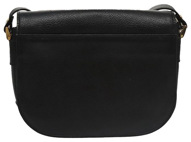 Autre Marque Borsa a Spalla Burberrys in Pelle Nera e Oro Auth ep6988 Nero D'oro - vista 3