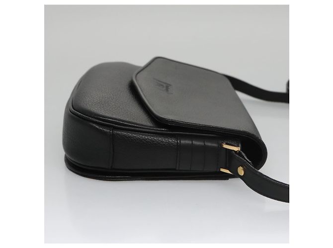 Autre Marque Borsa a Spalla Burberrys in Pelle Nera e Oro Auth ep6988 Nero D'oro - vista 4