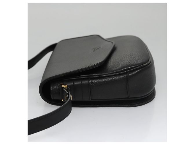 Autre Marque Borsa a Spalla Burberrys in Pelle Nera e Oro Auth ep6988 Nero D'oro - vista 5