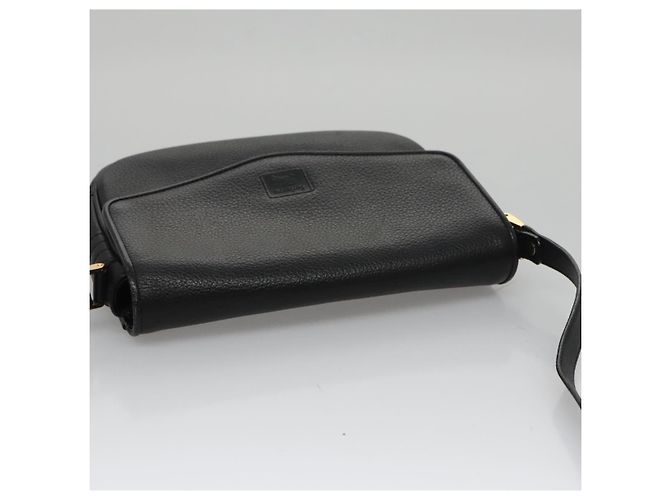 Autre Marque Borsa a Spalla Burberrys in Pelle Nera e Oro Auth ep6988 Nero D'oro - vista 6