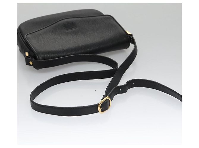 Autre Marque Borsa a Spalla Burberrys in Pelle Nera e Oro Auth ep6988 Nero D'oro - vista 7