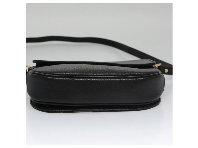 Autre Marque Borsa a Spalla Burberrys in Pelle Nera e Oro Auth ep6988 Nero D'oro - vista 9