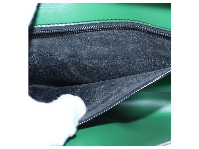 LOUIS VUITTON Epi Pochette Arche Borsa a Spalla Verde M52574 LV Auth 104383 - vista 10