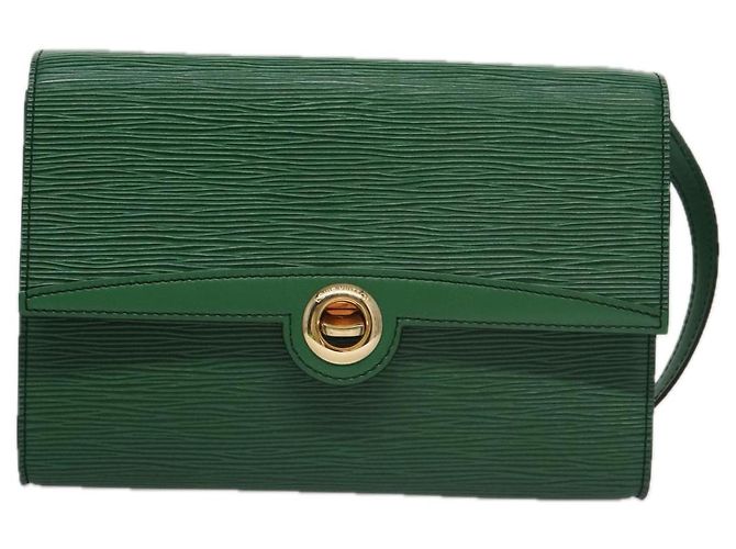 LOUIS VUITTON Epi Pochette Arche Borsa a Spalla Verde M52574 LV Auth 104383 - vista 13