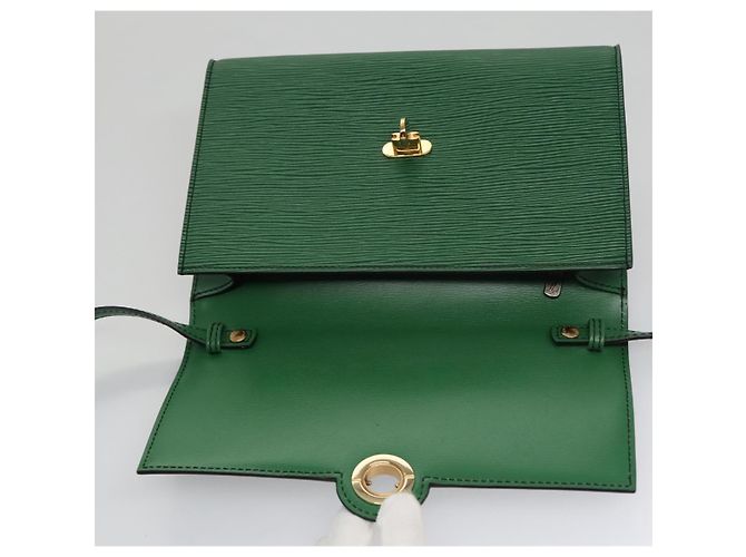 LOUIS VUITTON Epi Pochette Arche Borsa a Spalla Verde M52574 LV Auth 104383 - vista 19