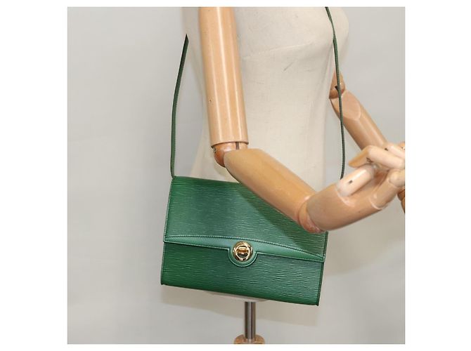 LOUIS VUITTON Epi Pochette Arche Borsa a Spalla Verde M52574 LV Auth 104383 - vista 24
