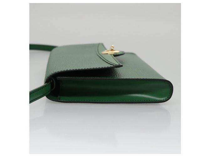 LOUIS VUITTON Epi Pochette Arche Borsa a Spalla Verde M52574 LV Auth 104383 - vista 4