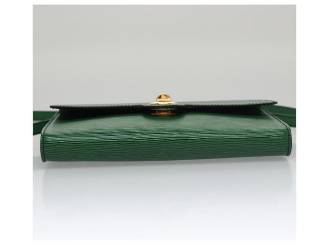LOUIS VUITTON Epi Pochette Arche Borsa a Spalla Verde M52574 LV Auth 104383 - vista 5