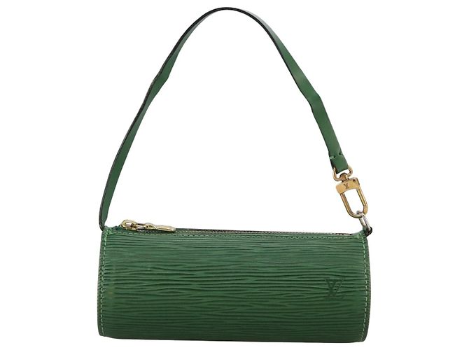 LOUIS VUITTON Pochette Soufflot Epi Verde LV Auth 106405 - vista 2