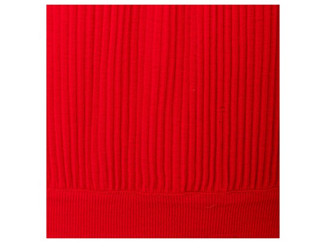 Top de punto plisado Valentino Studio Roja - vista 11