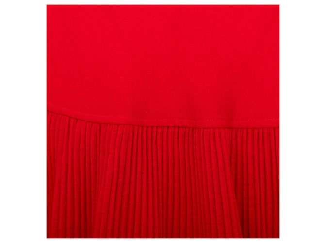 Top de punto plisado Valentino Studio Roja - vista 12