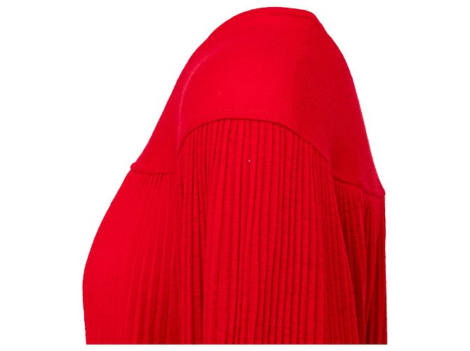Top de punto plisado Valentino Studio Roja - vista 5