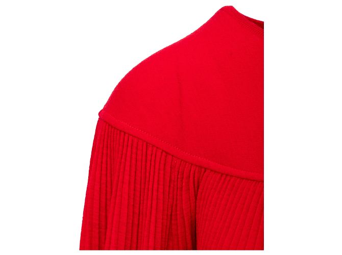 Top de punto plisado Valentino Studio Roja - vista 7