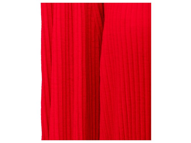 Top de punto plisado Valentino Studio Roja - vista 8