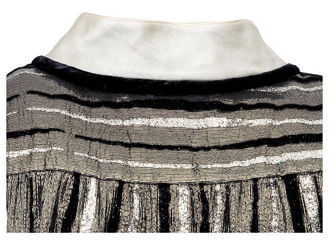 Camicia Glitter Notturna Valentino Argento - vista 5