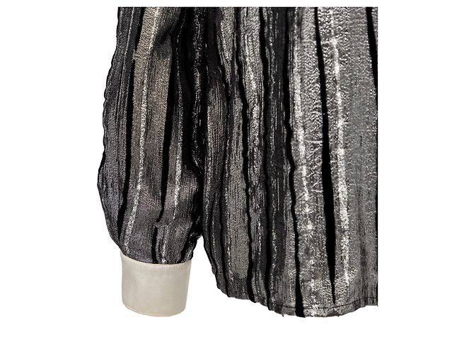 Camicia Glitter Notturna Valentino Argento - vista 8