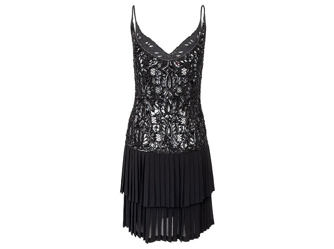 Valentino Night Perlenkleid Schwarz - Ansicht 2