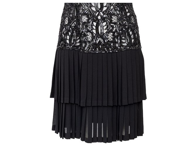 Valentino Night Perlenkleid Schwarz - Ansicht 4