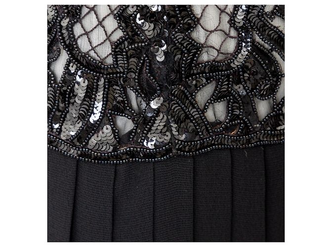 Valentino Night Perlenkleid Schwarz - Ansicht 7