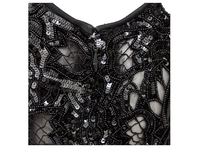 Valentino Night Perlenkleid Schwarz - Ansicht 9