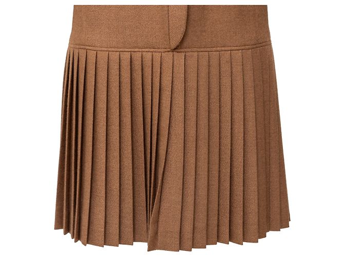 Vestido de lana plisado Valentino Boutique - vista 5