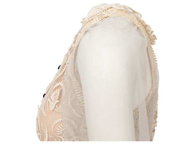Autre Marque Top de encaje Collection Privée Beige - vista 7