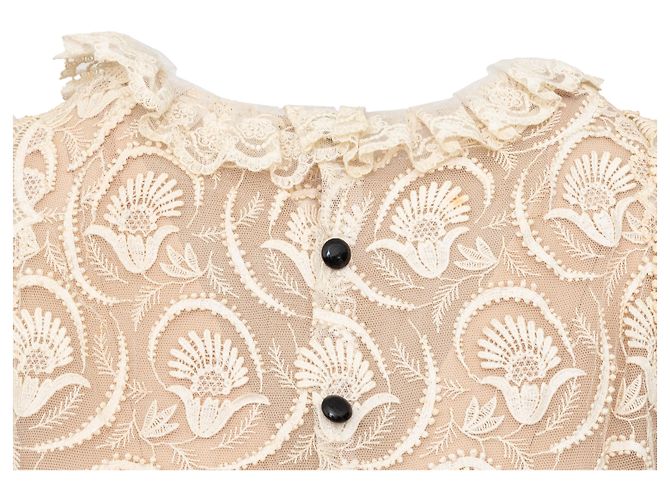 Autre Marque Top de encaje Collection Privée Beige - vista 8