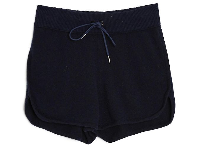 Chanel 2012 Ensemble FR38 Marine Cashmere Pullover Shorts Set UK10 US8 Marineblau - Ansicht 3