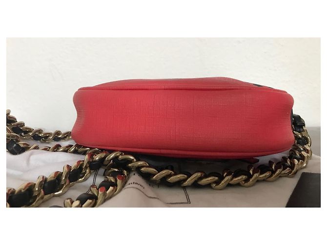 Clutch Moschino em couro vermelho - vista 8