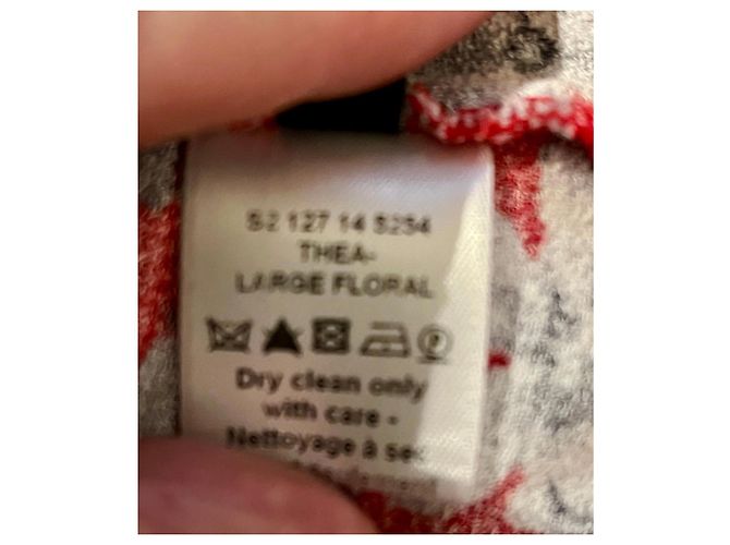 Joseph Thea Blumen-Crêpe-Kleid mit sichtbarem Reißverschluss Mehrfarben - Ansicht 3