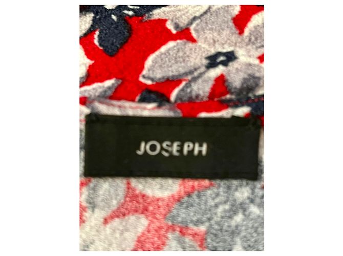 Joseph Thea Blumen-Crêpe-Kleid mit sichtbarem Reißverschluss Mehrfarben - Ansicht 6