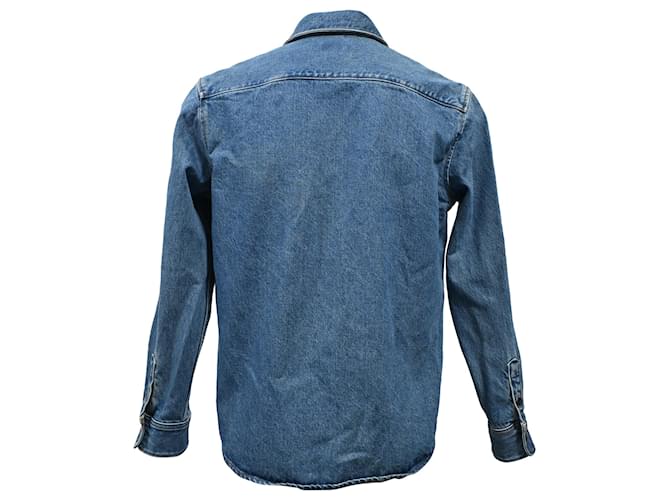 Apc Camicia in denim A.P.C. in cotone blu Blu chiaro - vista 3