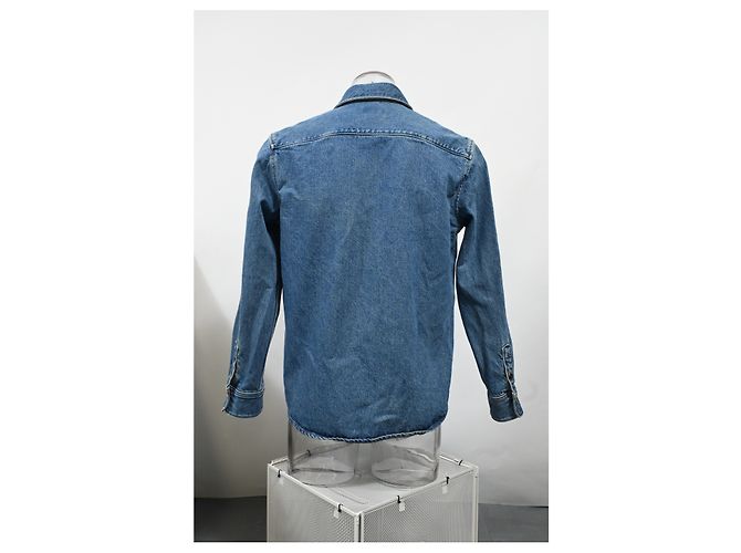 Apc Camicia in denim A.P.C. in cotone blu Blu chiaro - vista 8
