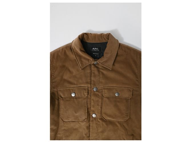 Apc Giacca in corduroy A.P.C. Alex in cotone marrone Rosso - vista 10