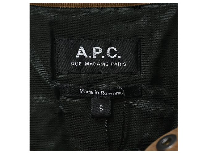 Apc Giacca in corduroy A.P.C. Alex in cotone marrone Rosso - vista 4