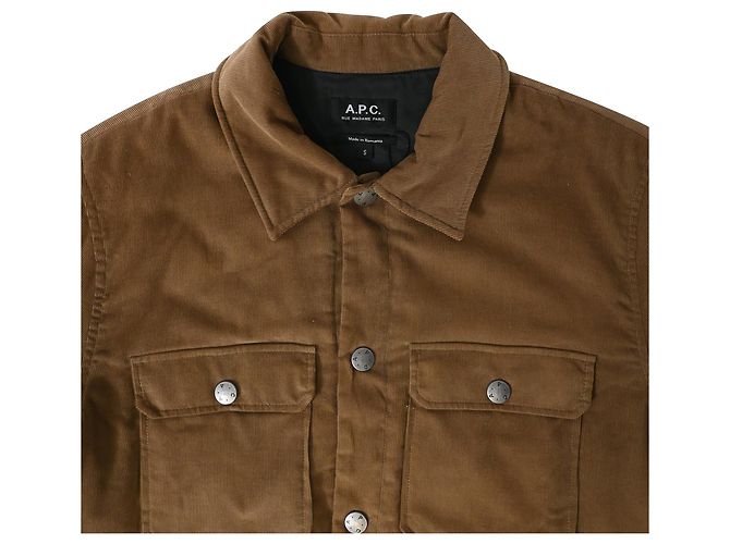 Apc Giacca in corduroy A.P.C. Alex in cotone marrone Rosso - vista 5