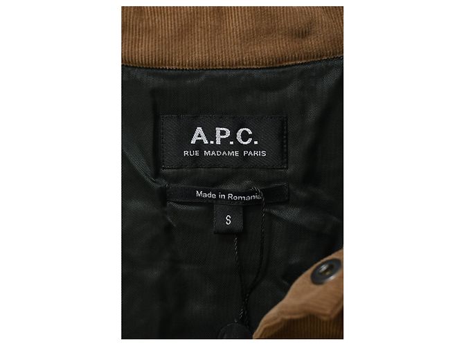 Apc Giacca in corduroy A.P.C. Alex in cotone marrone Rosso - vista 9