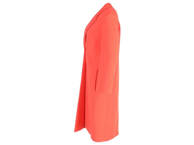 Abrigo de un solo botón Hugo Boss en lana naranja - vista 2