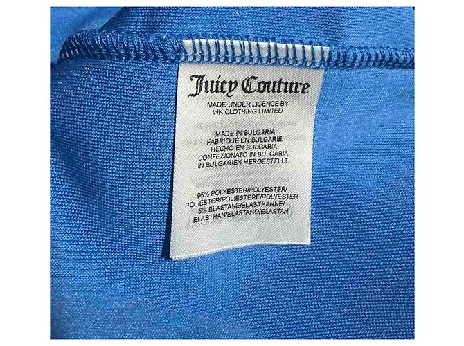 Felpa con zip Juicy Couture in velluto blu - vista 5