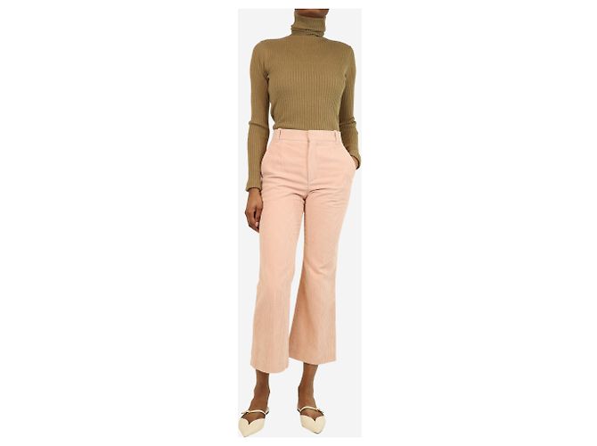 Chloé Pantalones de pana rosa brumosa - UK 6 - vista 2