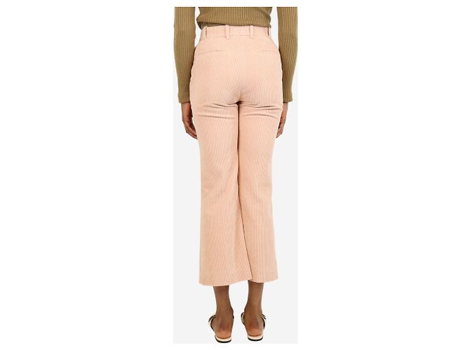 Chloé Pantalones de pana rosa brumosa - UK 6 - vista 3