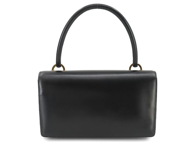 Hermès Hermes Ring Do Handtasche Schwarz - Ansicht 2