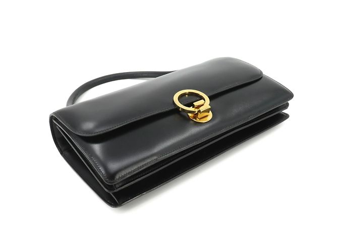 Hermès Hermes Ring Do Handtasche Schwarz - Ansicht 4